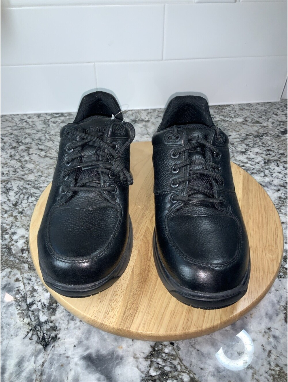 New Dunham Men's Windsor Lace Up Black Leather Shoes 8000BK Waterproof